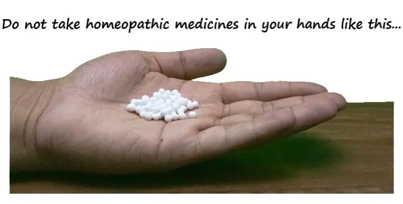 HOW TO STORE AND TAKE HOMOEOPATHIC MEDICINES