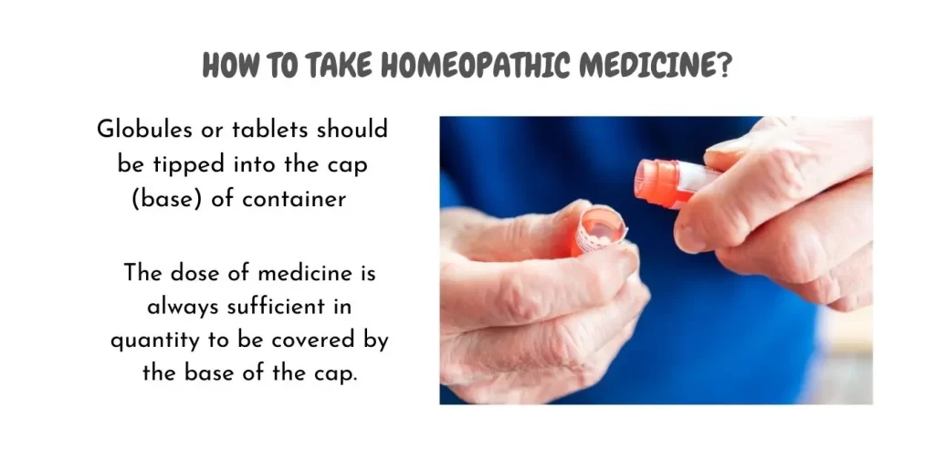 HOW TO TAKE HOMOEOPATHIC MEDICINES