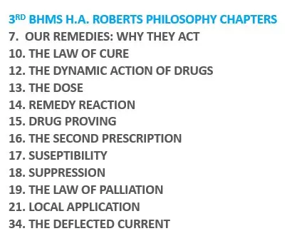 3rd BHMS PHILOSOPHY SYLLABUS BY HERBERT ROBERTS