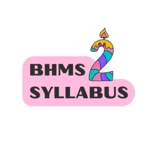 2nd year BHMS syllabus