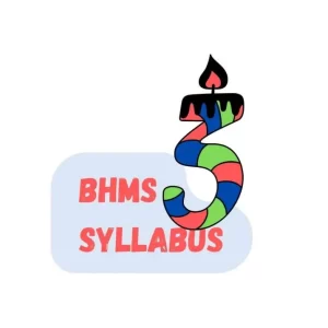3rd year BHMS syllabus